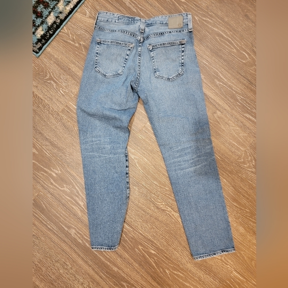 AG Adriano Goldschmied Blue Boyfriend Jeans - Picture 9 of 11